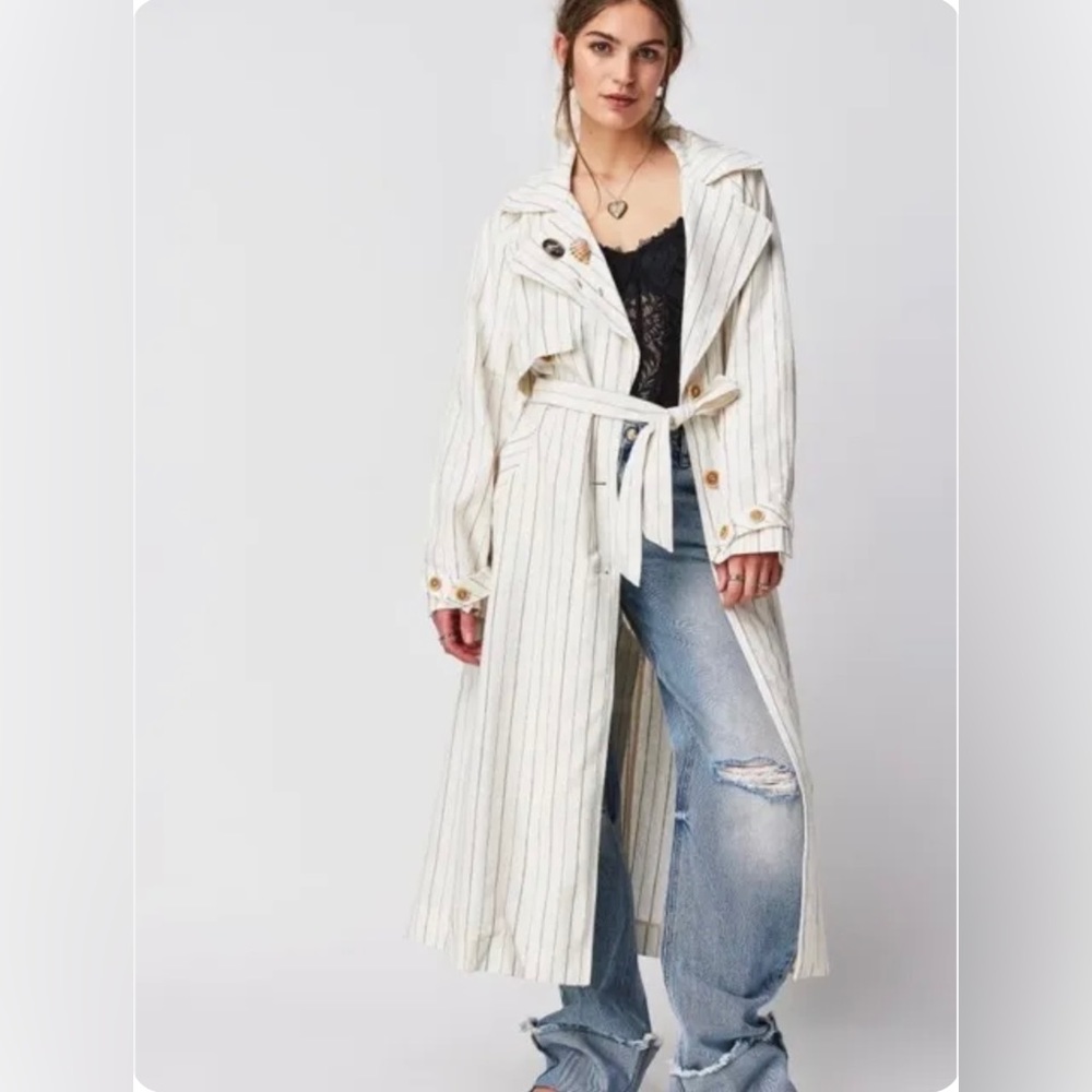 FREE PEOPLE - Amelia Mac Trench Belted Trench - Small
